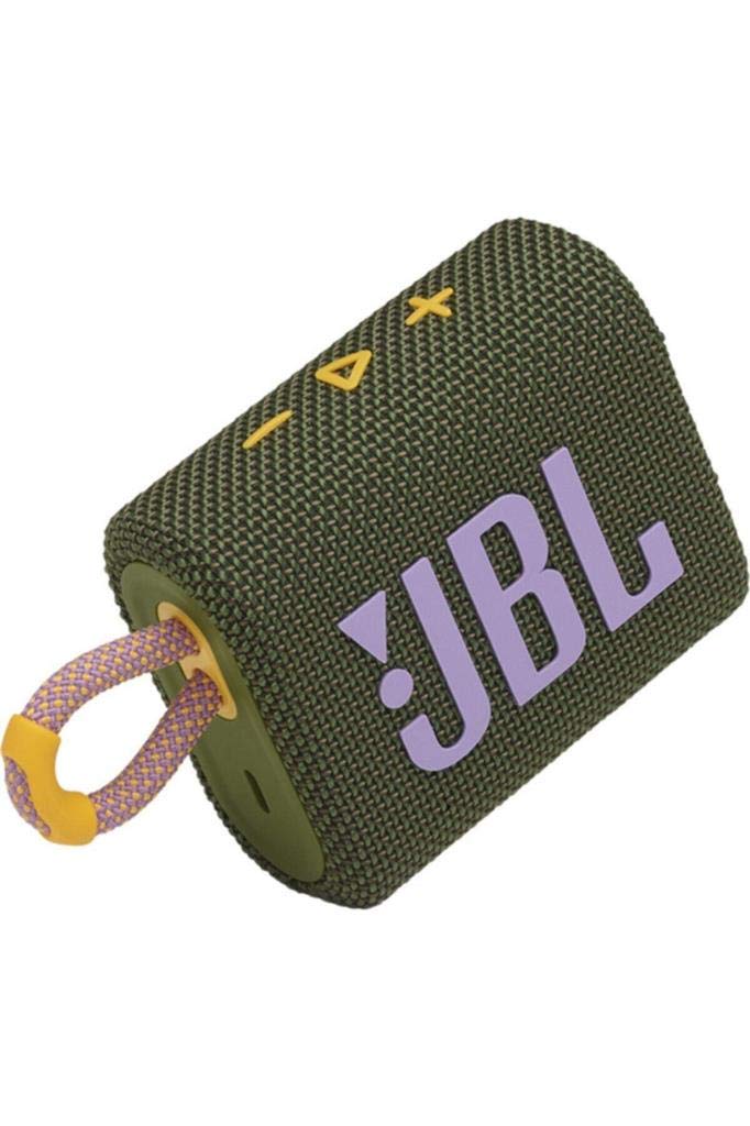 JBL GO 3 kleine Bluetooth Box in Grün – Wasserfester, tragbarer Lautsprecher für unterwegs – Bis zu