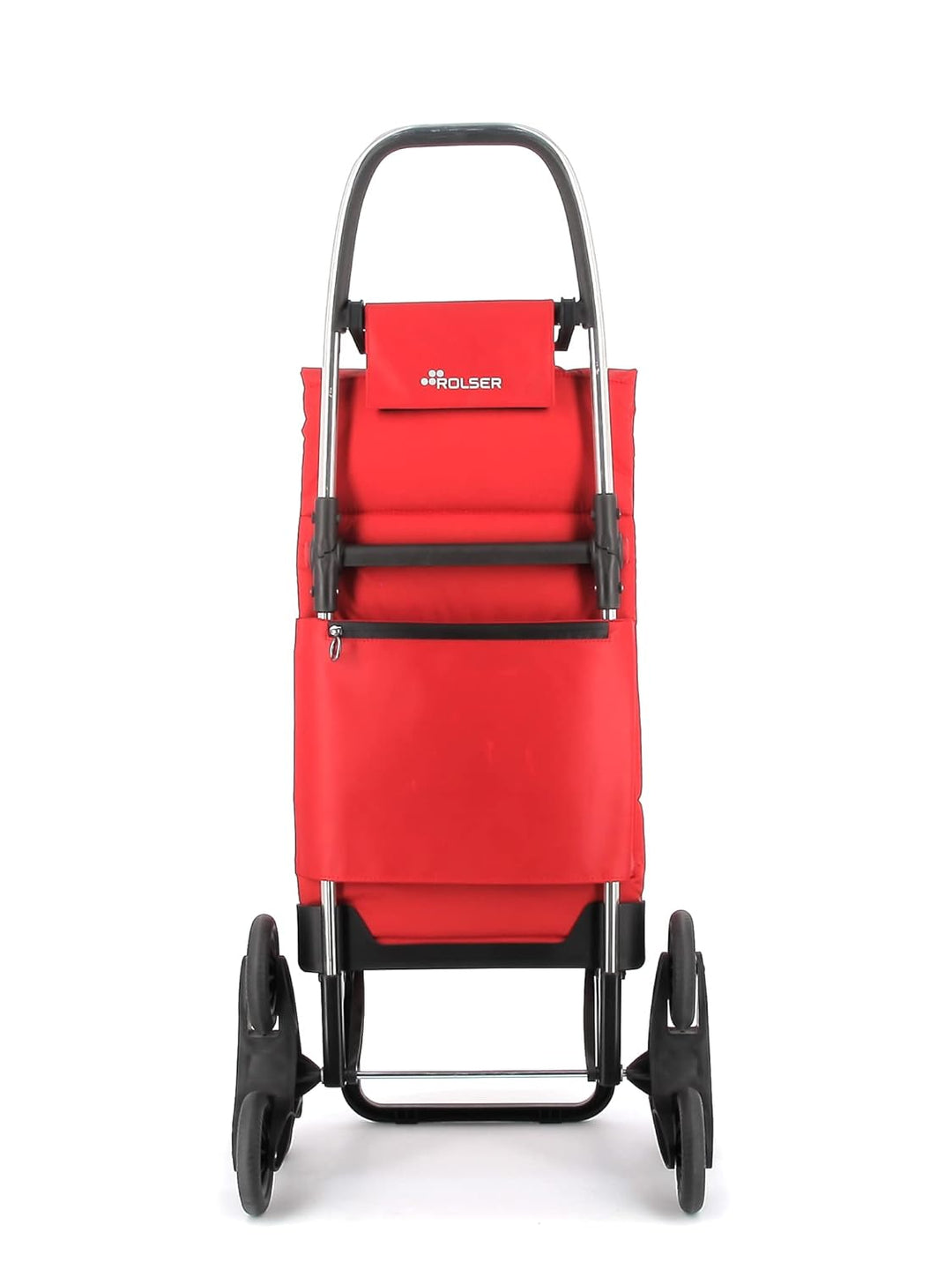 Klappbarer Einkaufstrolley Rolser Big Polar 6 Räder Treppensteiger - Rot 6 Räder Treppensteiger Zusa