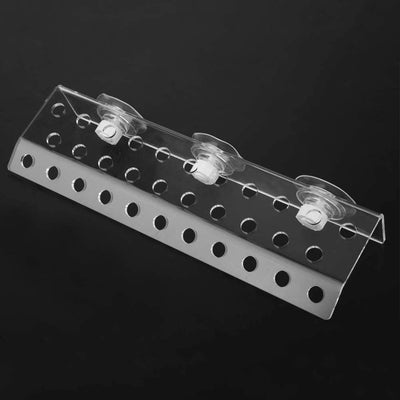 Aquarium Saugnapfhalter,Transparent Aquarium Korallenständer Ständer Korallen Frag Rack Acryl Korall
