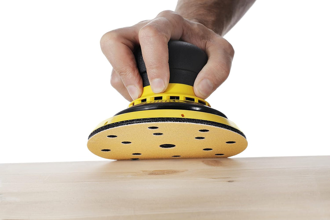 Mirka Gold Universal-Schleifpapier Ø 150mm Schleifscheiben Klett 15-Loch, Korn P60, 50 Stk / Zum Sch