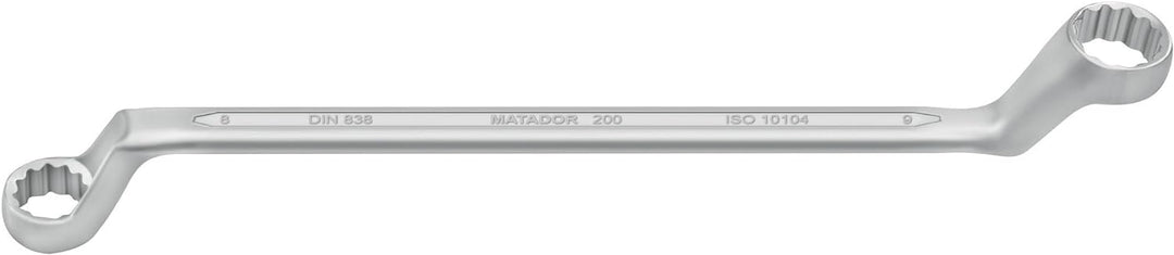 MATADOR Doppelringschlüssel-Satz, 8-teilig 1/4-1.1/4 AF, 0200 9081 Zoll 1/4-1.1/4 AF, Zoll 1/4-1.1/4