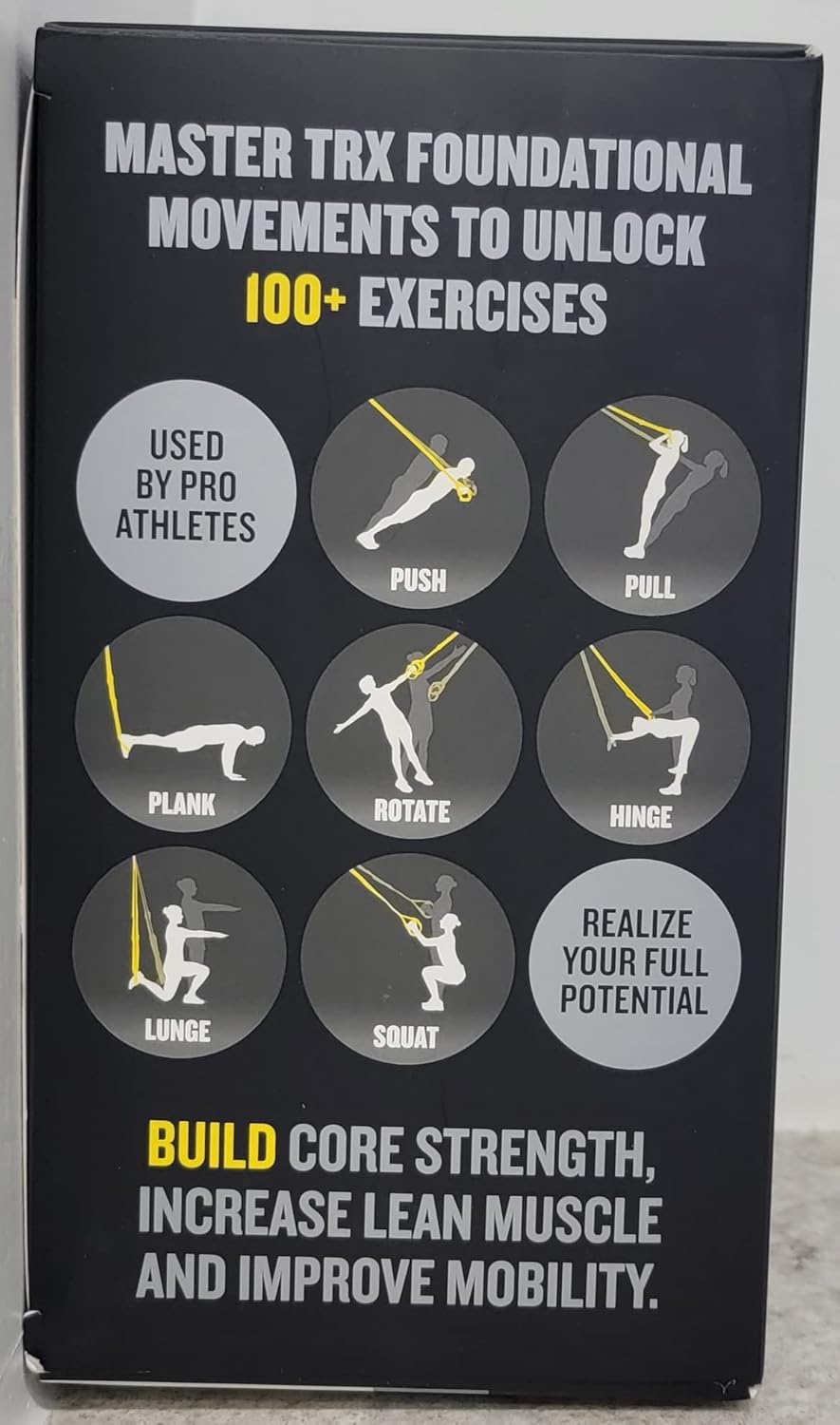 TRX Pro 4 Werkzeug Trainings in Suspension, schwarz/gelb