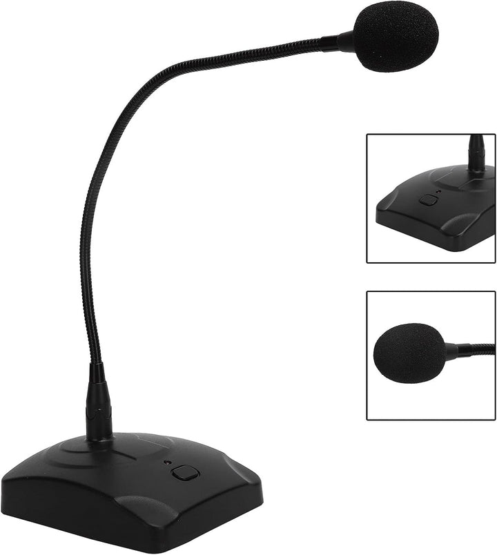 Schwanenhalsmikrofon, Desktop-Computermikrofon mit 5 M XLR-Kabel Kabelgebundenes Konferenzmikrofon 3