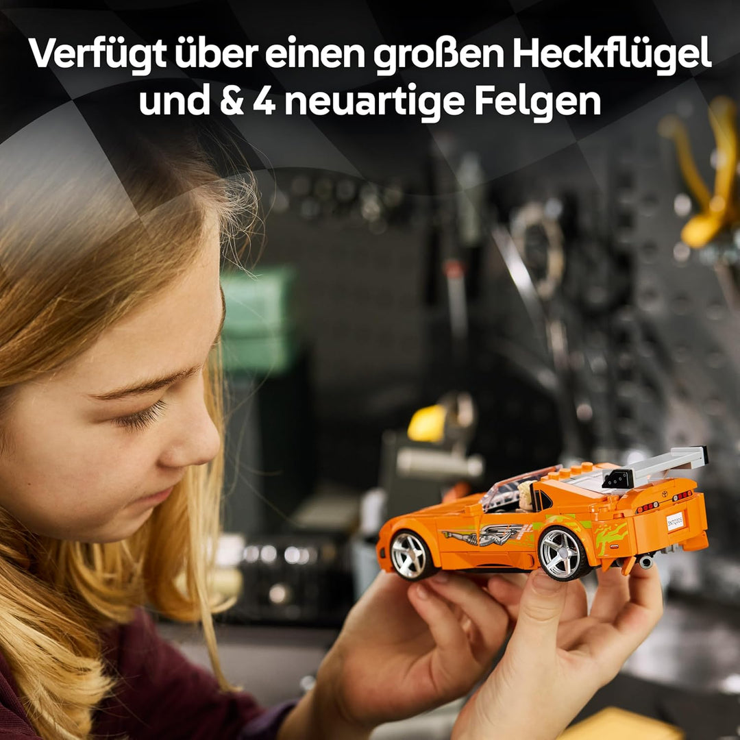 LEGO Speed Champions The Fast and The Furious Toyota Supra MK4 - Auto Spielzeug - Modellbau mit Brya