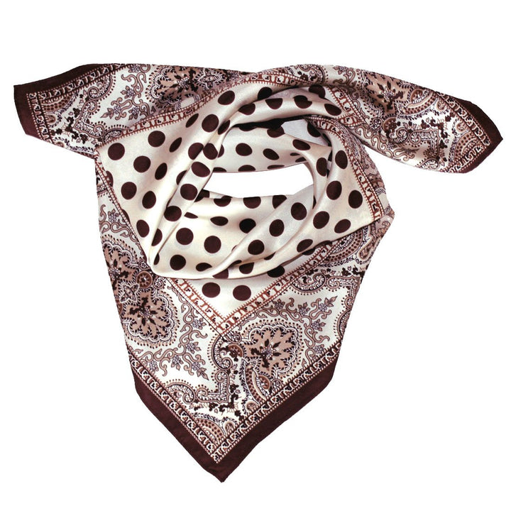 Lorenzo Cana Marken Seidentuch Damentuch aus 100% Seide Barock mit Paisleymuster Tuch Schal Markentu