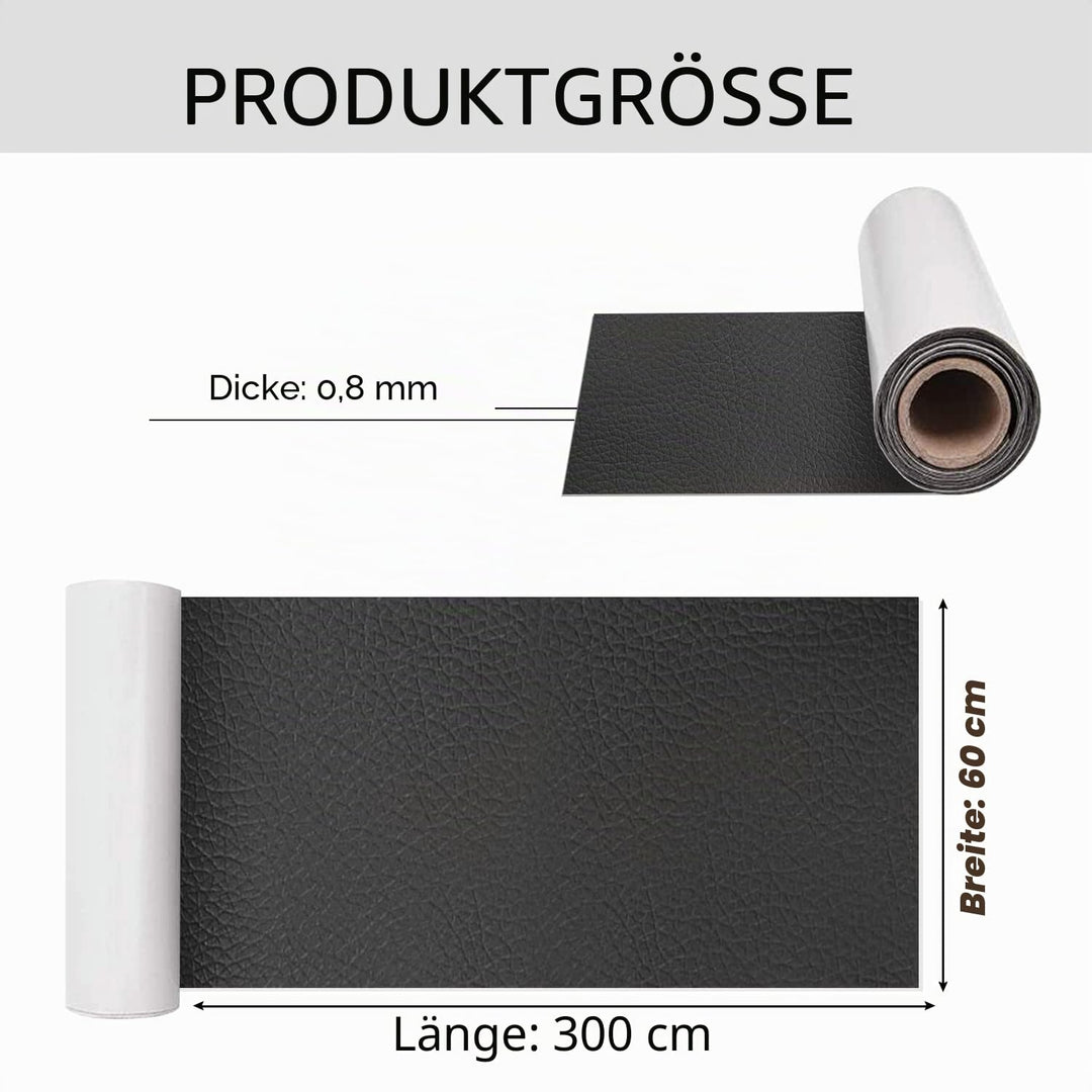 Kunstleder Selbstklebend, 60 X 300 cm Leder Reparatur Set Lederflicken Selbstklebend, Leder Repair P