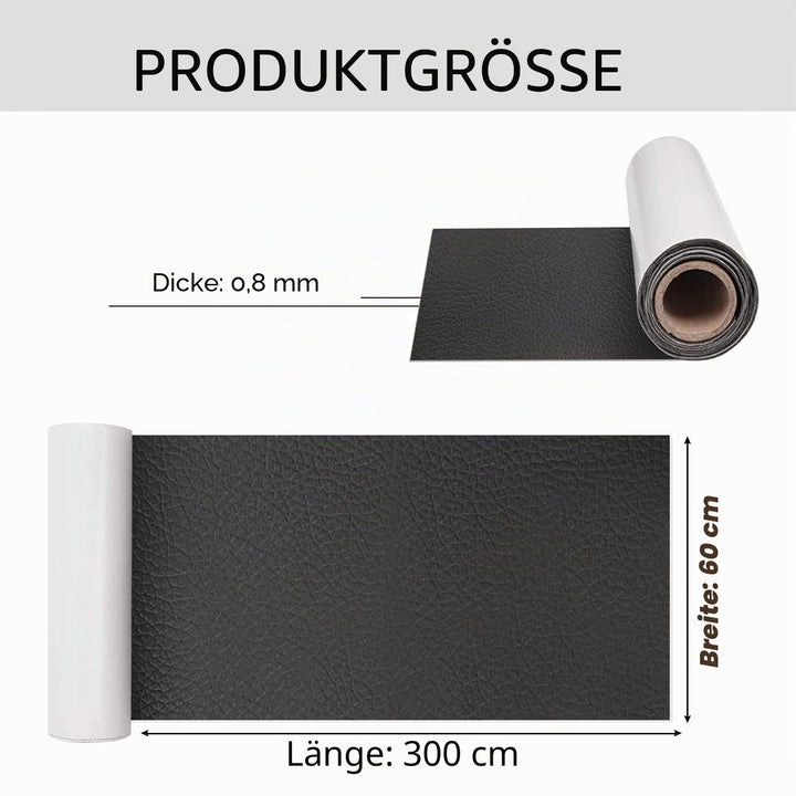 Kunstleder Selbstklebend, 60 X 300 cm Leder Reparatur Set Lederflicken Selbstklebend, Leder Repair P