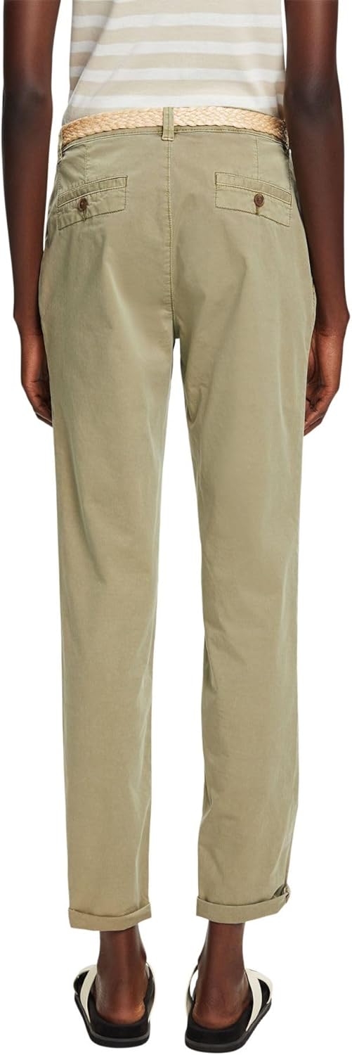 ESPRIT Damen Hose 993ee1b312 44W / 30L 345/Light Khaki, 44W / 30L 345/Light Khaki