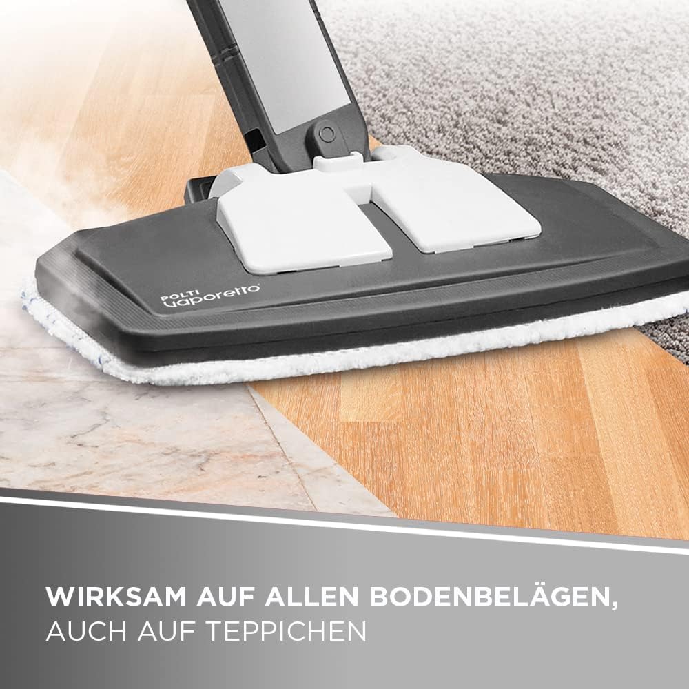 Polti Vaporetto SV610_Style, Dampfbesen und Handreiniger, mit Extra-Dampffunktion, 15 Zubehörteile f