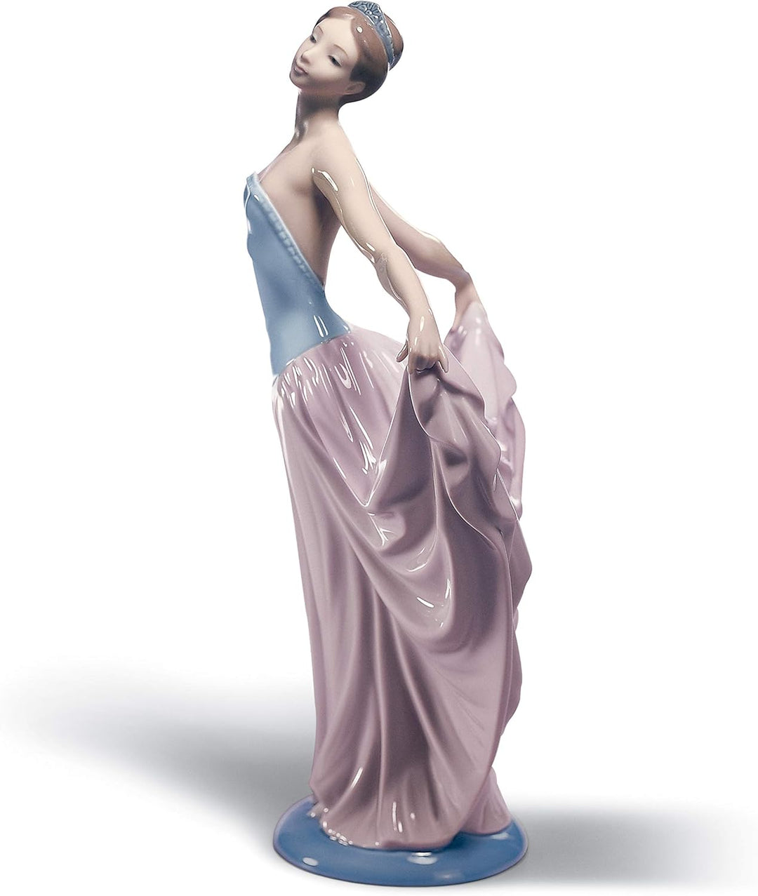 LLADRÓ Frauen-Figur Tänzerin. Ballerina. Porzellan.