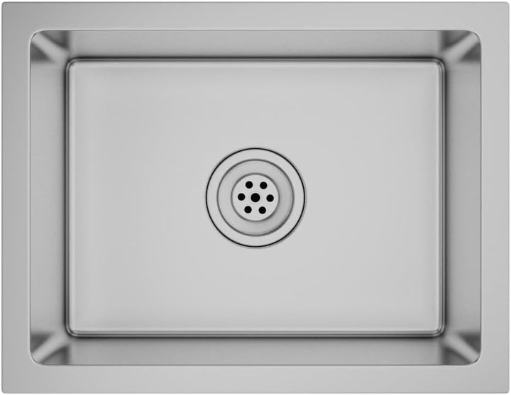 vidaXL Handgemachte Einbauspüle Wasserabfluss in X-Form Spülbecken Küchenspüle Edelstahlspüle Spüle