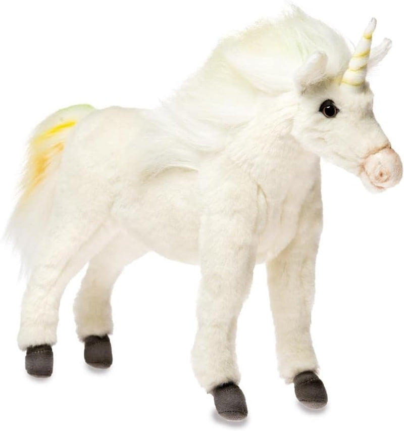 HANSA Plüschtier Einhorn 27 cm H / 30 cm L