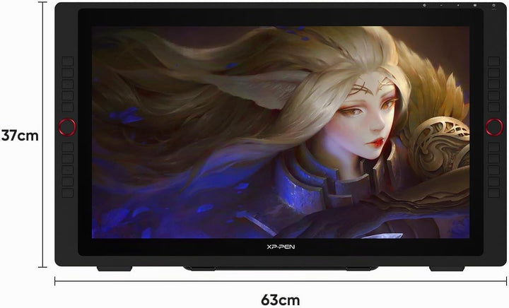 XP-PEN Artist 24 Pro Grafik-Tablet mit Display 2K QHD in 23,8 Zoll (63,8 cm), passiver Eingabestift,