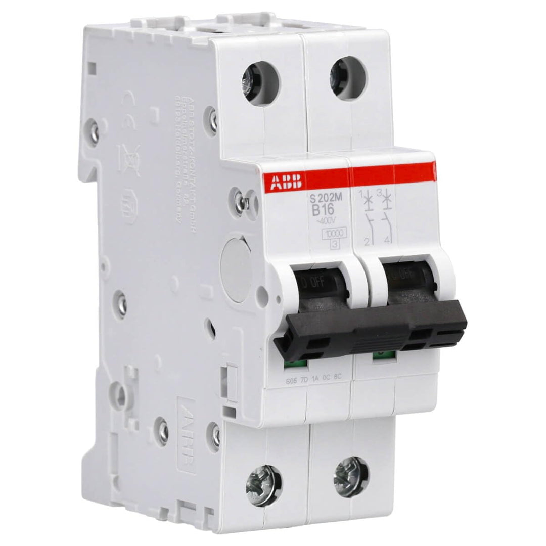 ABB 2 cds272001r0165 – int. aut. s202 m-b16 2P 16 A B 15 KA