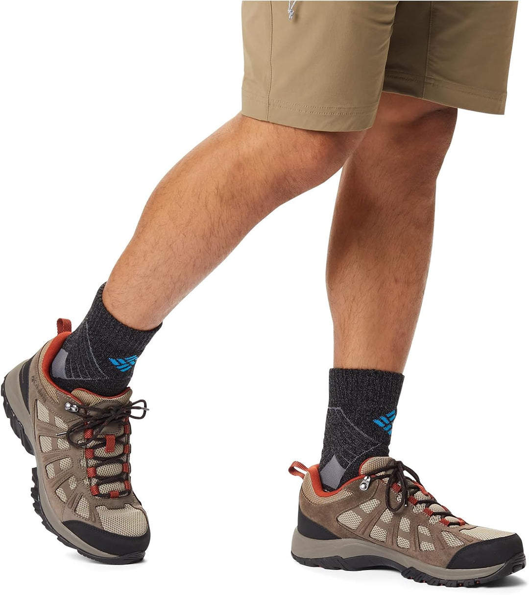 Columbia Redmond III WP wasserdichte Wanderschuhe für Herren 40 EU Pebble X Dark Sienna, 40 EU Pebbl