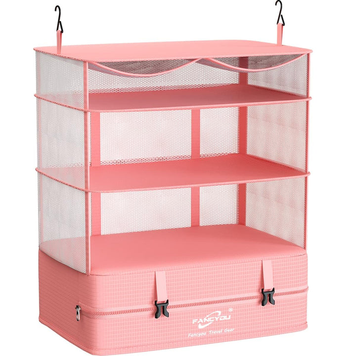 Koffer Organizer Hängende Verpackung Würfel Tragbare Schrank Regale Kompressive Reisegepäck Essentia