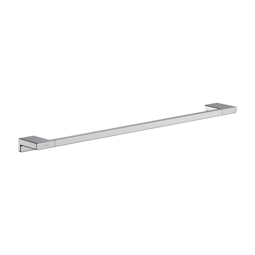 hansgrohe Handtuchstange AddStoris, Badetuchhalter 64.8cm, Handtuchhalter, Chrom 648mm Einzelhalter