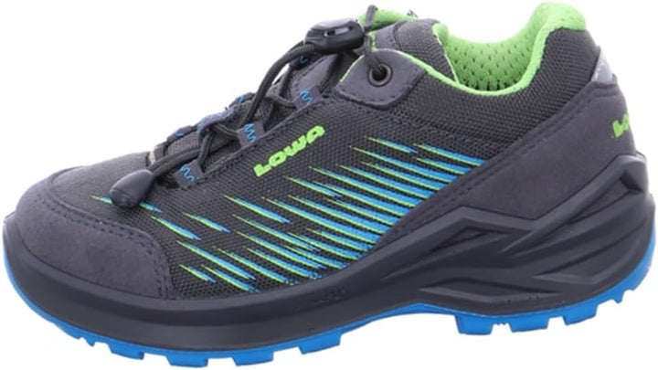 LOWA Halbschuh ZIRROX GTX LO JUNIOR 26 EU Anthrazit Türkis, 26 EU Anthrazit Türkis