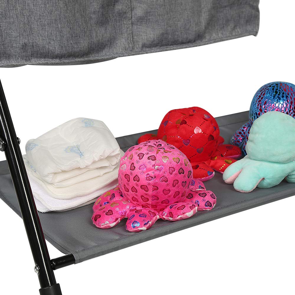 Wickeltisch, faltbar und tragbar, Wickeltisch, klappbar, Babyzimmer, höhenverstellbar, Wickeltisch u