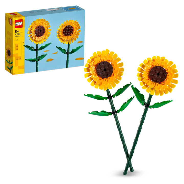 LEGO Botanicals Sonnenblumen - Set mit Kunstblumen für Kinder ab 8 Jahren - Kinderzimmer-Deko oder B