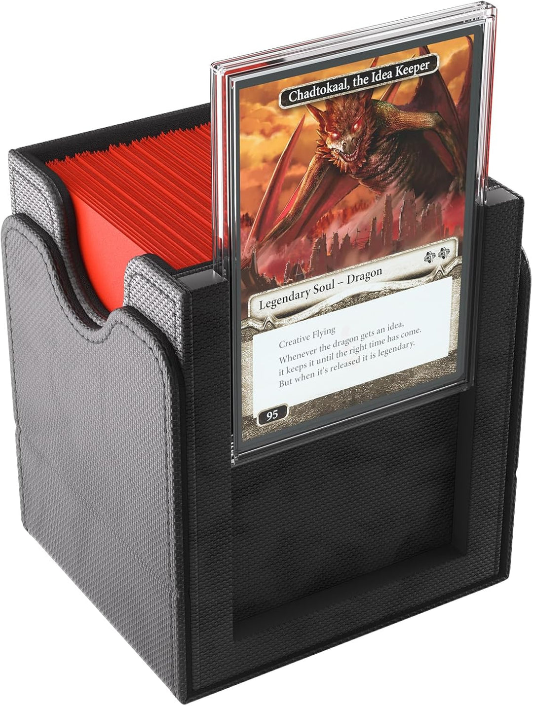 Gamegenic, Squire Plus 100+ XL Black (Packung mit 2) Schwarz kompakt (Packung mit 2), Schwarz kompak