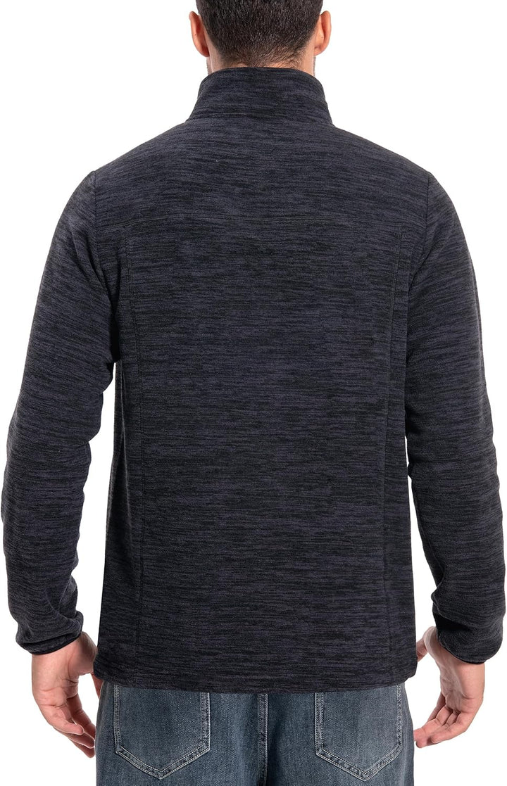 Pioneer Camp Herren Fleecejacke Full Zip Outdoor Polar Leicht Winddicht Jacke mit Reissverschluss S