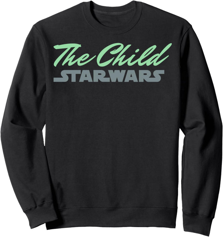Star Wars Mandalorian The Child Star Wars Text Sweatshirt