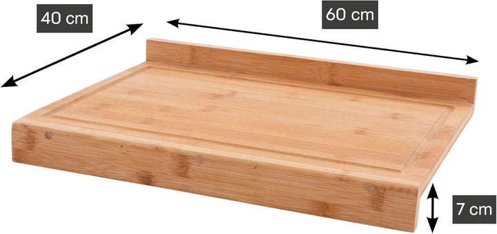 Arbeitsfläche Schneidebrett aus Bambus Holz, Küche zubehör zum Brot, Fleisch, Obst und Gemüse schnei
