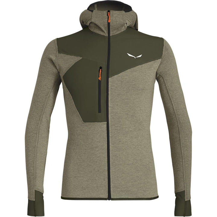 Salewa Herren Puez Hybrid Pl M Fz Fleecejacken 3XL DARK OLIVE MELANGE/0910, 3XL DARK OLIVE MELANGE/0