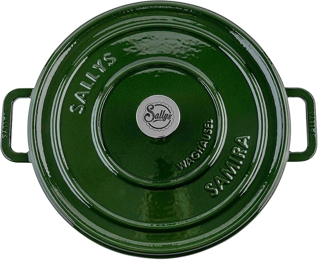 Sallys 'Samira' Deluxe Gusseisentopf - Robustes und Hochwertiges Kochjuwel für Perfektes Garen - für