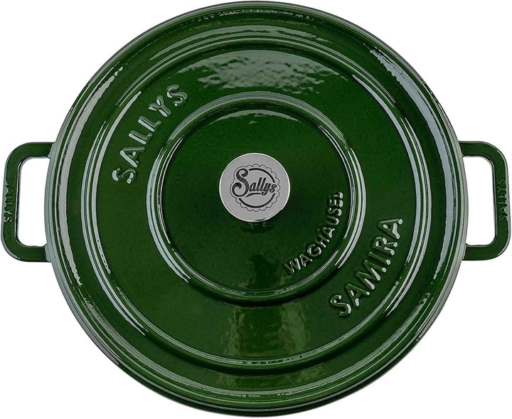 Sallys 'Samira' Deluxe Gusseisentopf - Robustes und Hochwertiges Kochjuwel für Perfektes Garen - für