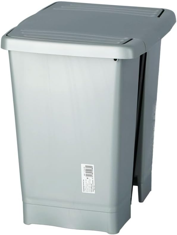 TATAY Millenium Mülleimer mit Pedal 21L | Mattes Finish | Innen und Aussen | Für 20–30L Beutel | BPA