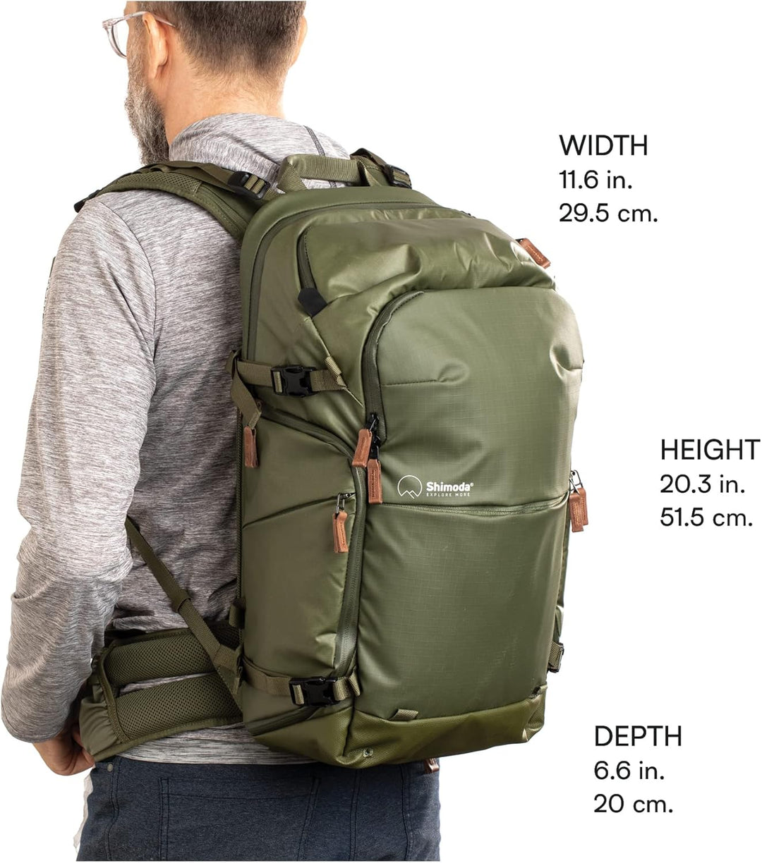 Shimoda Explore V2 Abenteuerrucksack, 30 l, Grösse M, Armeegrün Explore V2 30 Backpack Armee-grün, E
