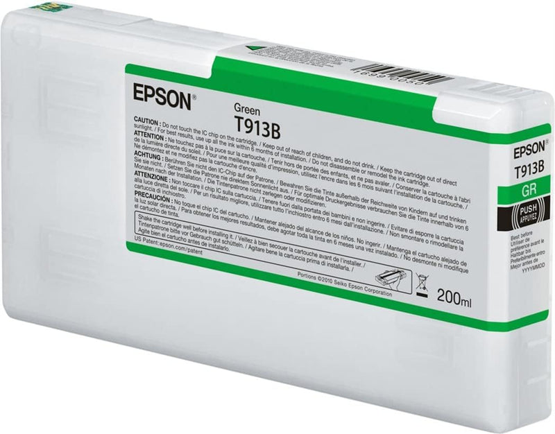 Epson C13T913B00 passend für Scp5000 Tinte Grün 200ml, grün