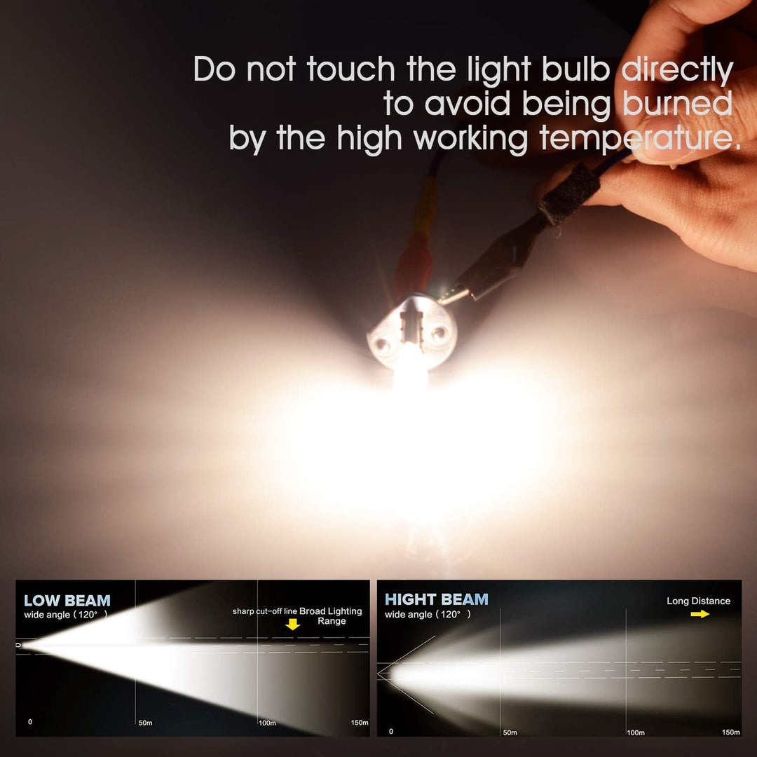 TECTICO H1 P14.5s Fernlicht Halogen Birne 12V 55W Warmweiss +130% Ultra Heller Abblendlicht Nebelsch