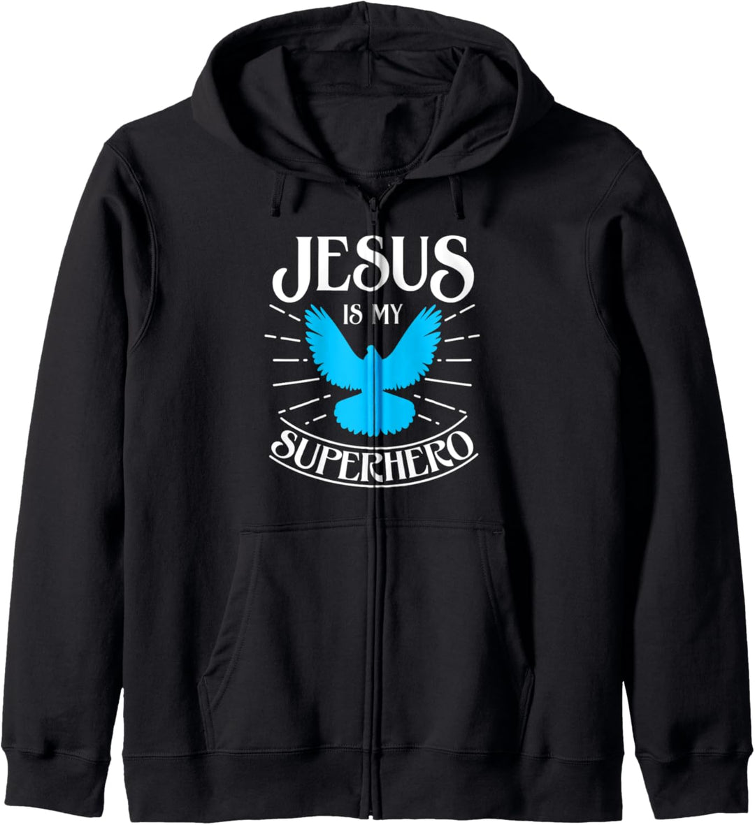 Tolles christliches Geschenk Jesus ist mein Superheld Kapuzenjacke