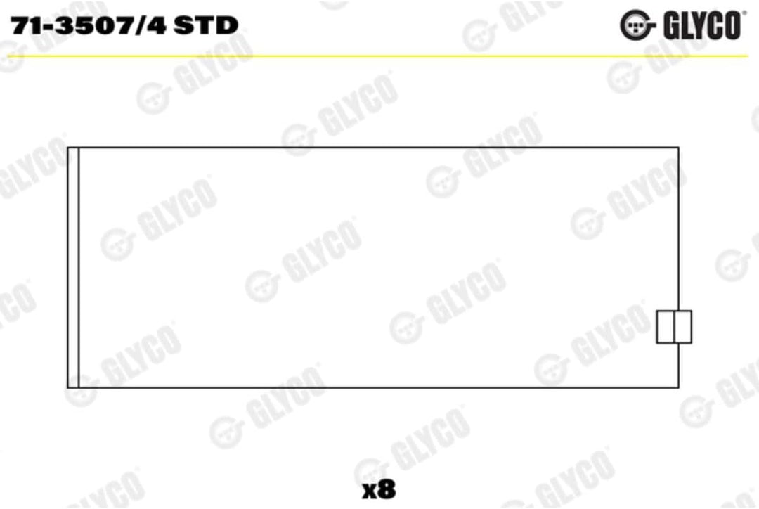 Glyco 71-3507/4 STD Pleuellager