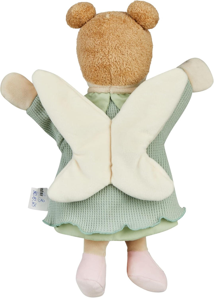 Sterntaler Handpuppe Waldfee aus weichem Flausch, Kinder- und Babyspielzeug, Kopf wattiert mit Polye