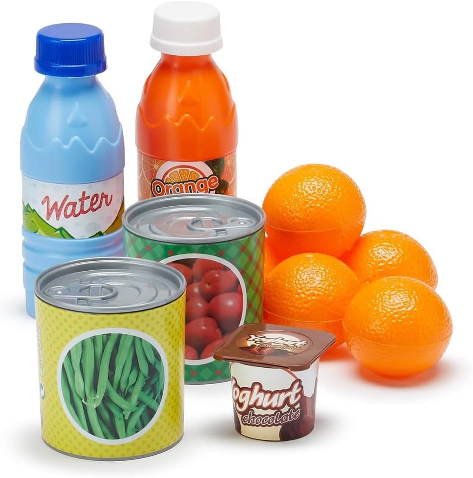 Ecoiffier Spielzeug - 2644 - Pack Drive 100 % Chef - Lebensmittel-Imitationen für Kinder - 20 Teile