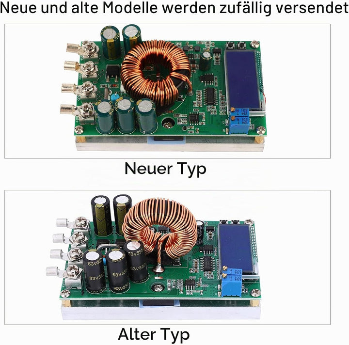 300W 20A DC DC Wandler Regelbar Step Down Converter, 7-50V to 0-36V Buck Converter Stromversorgungs