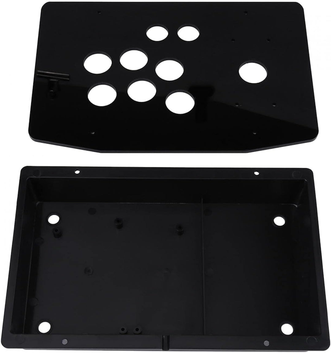 Tnfeeon Ersatz für Arcade Game Black Acryl Panel und Case DIY Set Kits