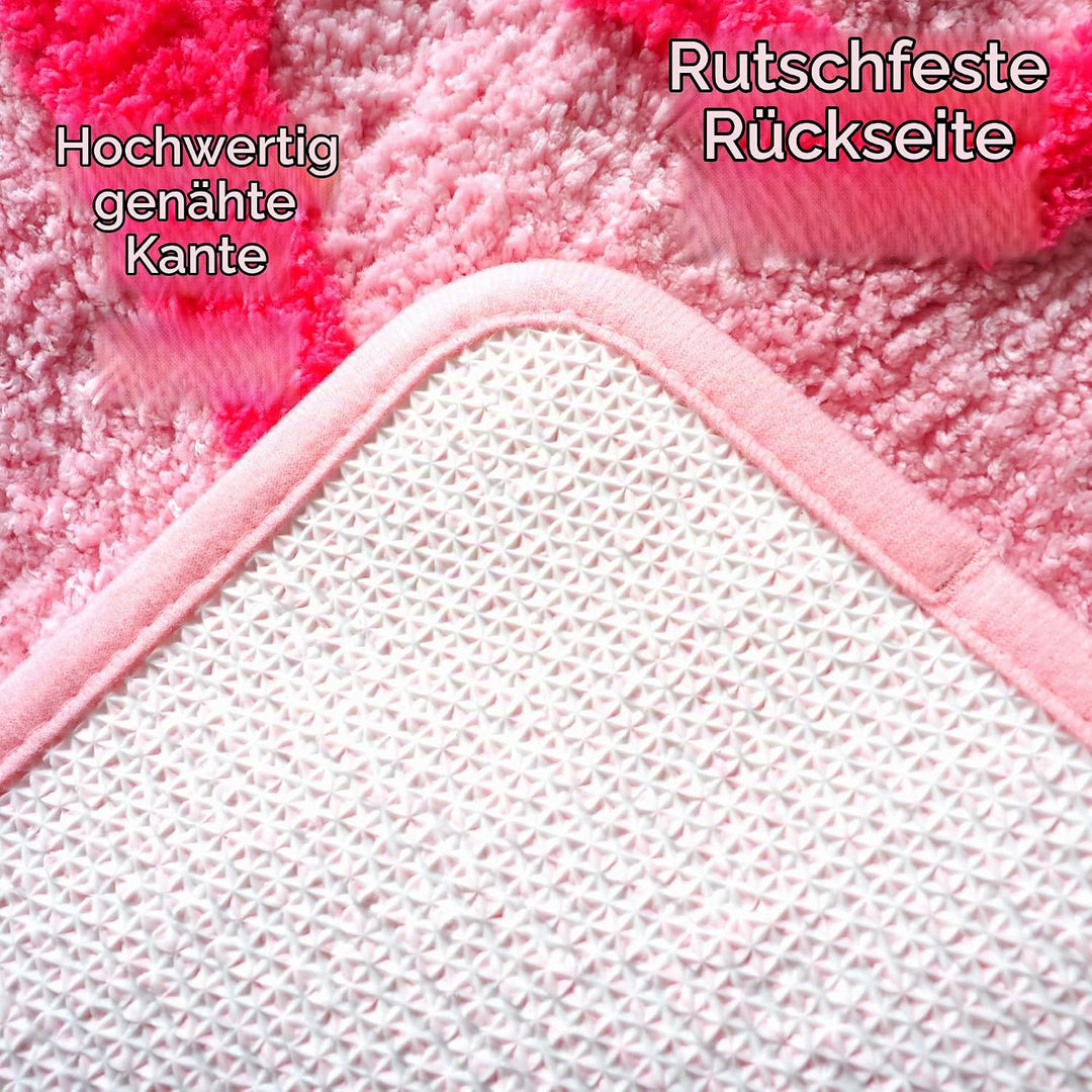 Nice Butt Badematte, rosa Hintern, lustig, niedlich, Badezimmerteppich, Pfirsich-Blush-Teppich, Dusc