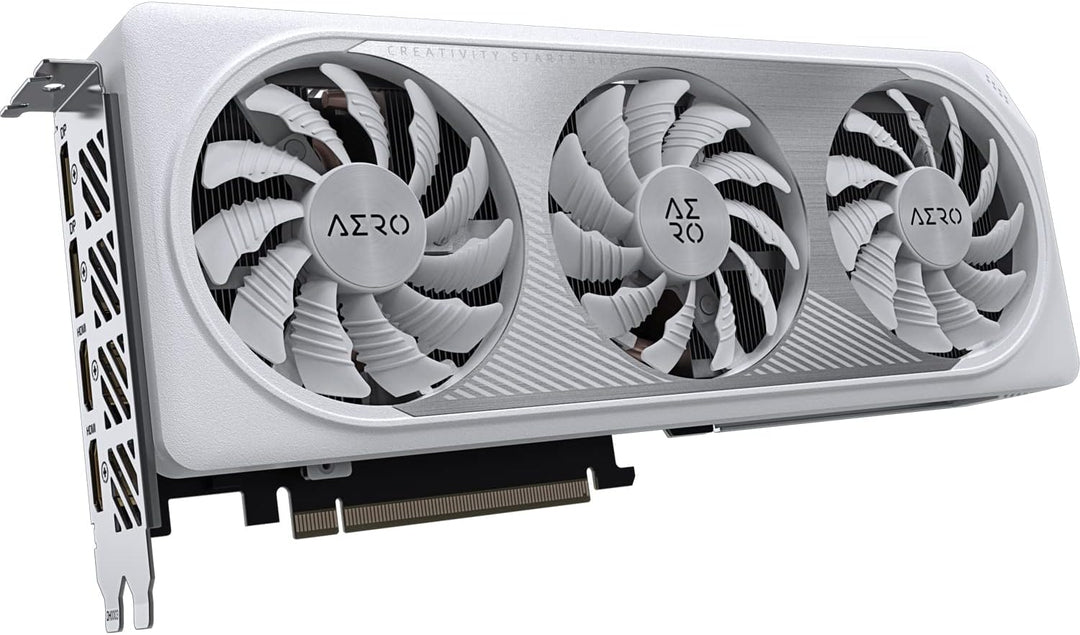 GIGABYTE GeForce RTX 4060 TI AERO OC Graphics Card - 8GB GDDR6 18Gbps 128bit, PCI-E 4.0, 2x DisplayP