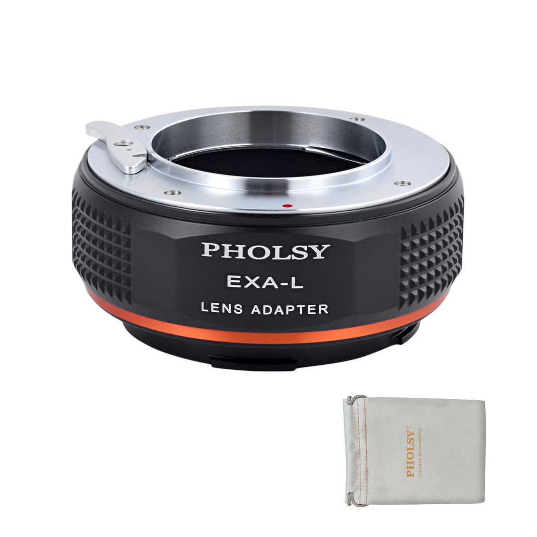 PHOLSY Objektivadapter Kompatibel mit Exakta Mount Objektiv (Nicht Topcon) und L Mount Kameragehäuse