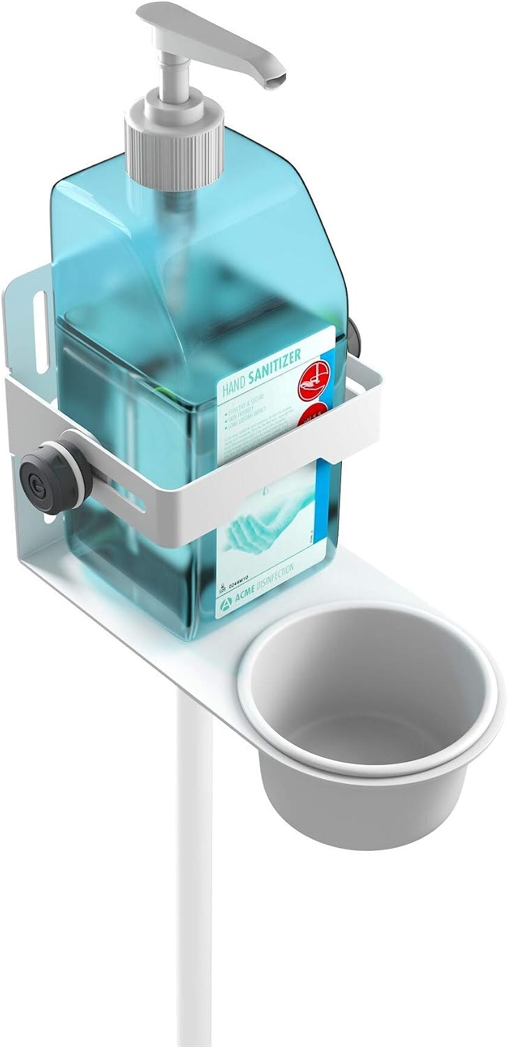 Gravity MA DIS 01 W Universaler Desinfektionsmittel-Halter, Weiss, Weiss