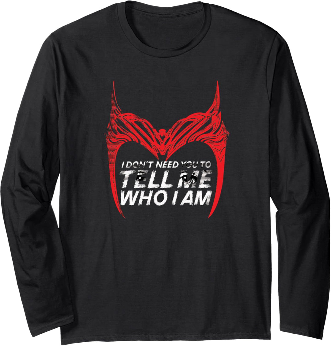 Marvel WandaVision Scarlet Witch Quote Langarmshirt