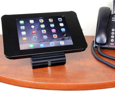 StarTech.com Abschliessbarer Tablet Ständer für iPad, Tablet Gehäuse Tisch oder Wand montierbar, Unt