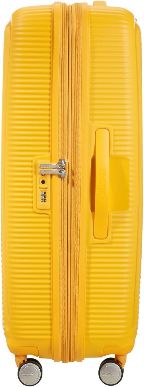 American Tourister Soundbox - Spinner L Erweiterbar Koffer, 77 cm, 110 L, Gelb (Golden Yellow) Gelb