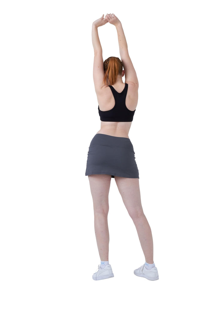 Sportkind Mädchen & Damen Tennis, Hockey, Golf, Padel, Basic Skort, Rock mit Innenhose, atmungsaktiv