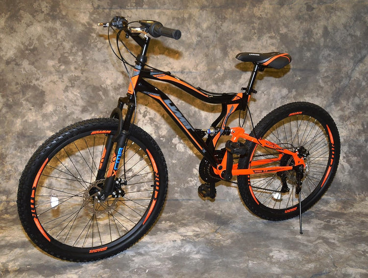 26 Zoll MTB Albatros Vollgefedert, 21-Gang Shimano Kettenschaltung, Scheibenbremsen NEU 2659-SCHWARZ